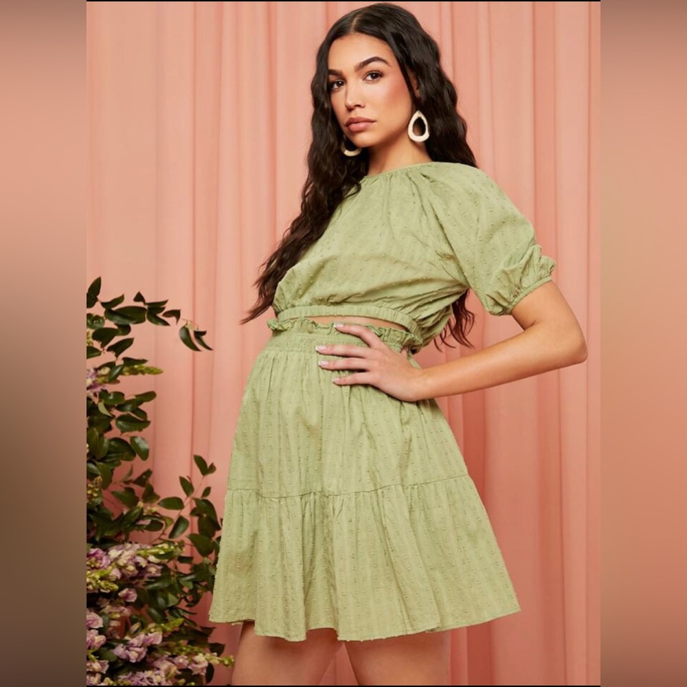 SHEIN | Maternity two piece top and skirt. Size 4. Worn once!